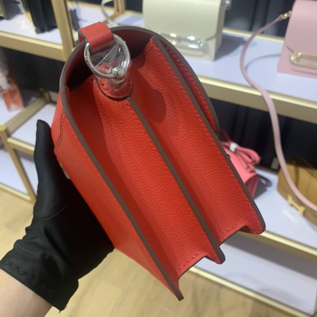 H**me5 Roulis Mini Sac Evercolor Calfskin Leather Crossbody Bag