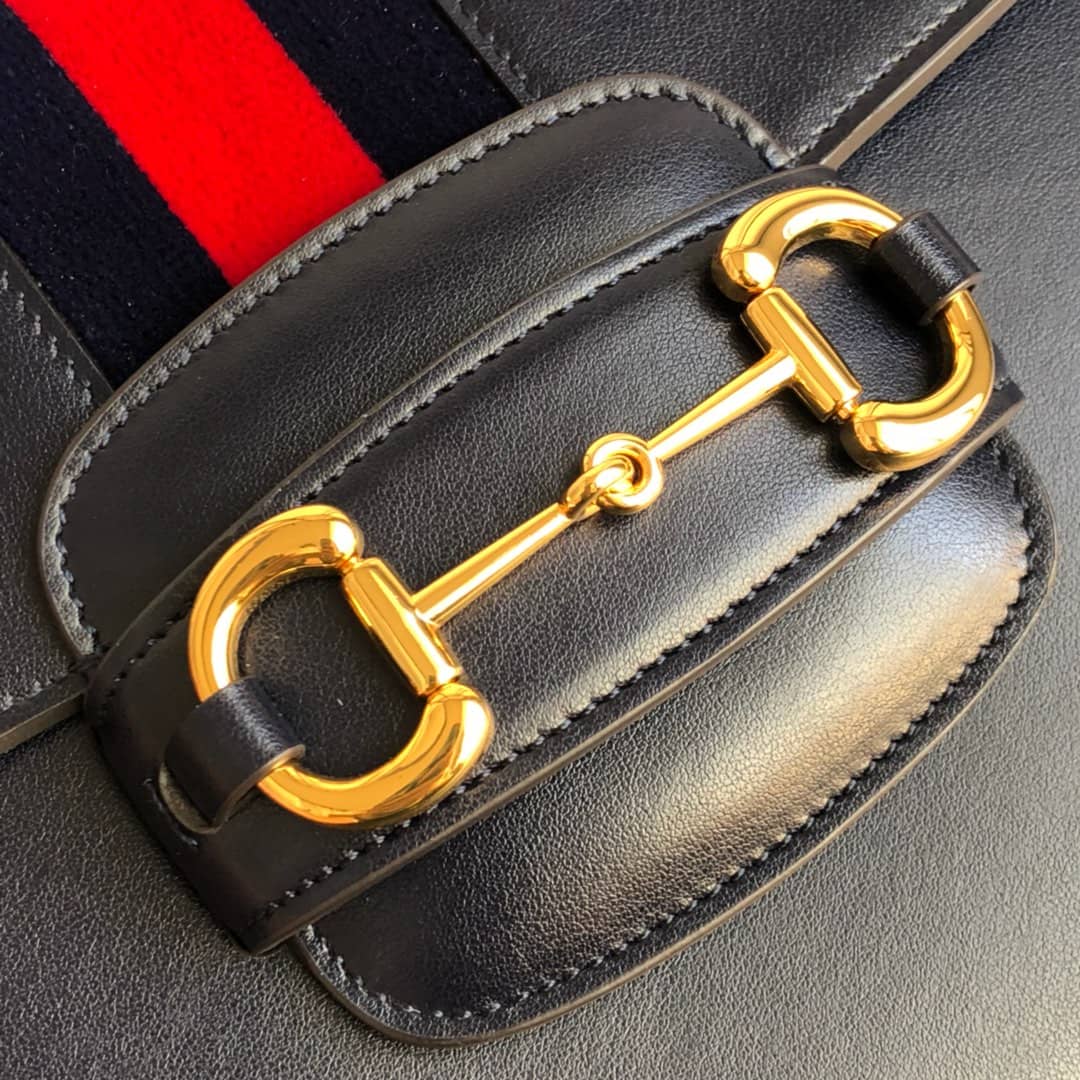 Gvc*1 Horsebit 1955 Shoulder Bag Replica Blue 602204