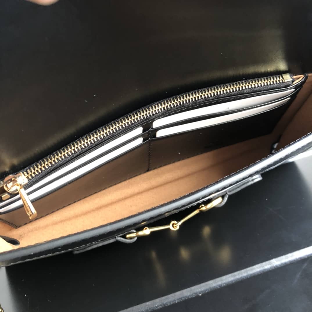 Gvc*1 Horsebit Bag Dupe 1955 Wallet With Chain Bag Replica 614381