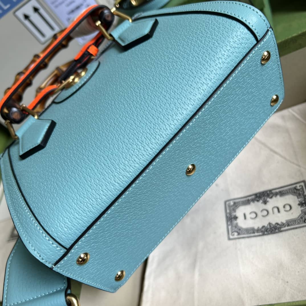 Gvc*1 Diana Mini Tote Blue 702732 Replica Bag