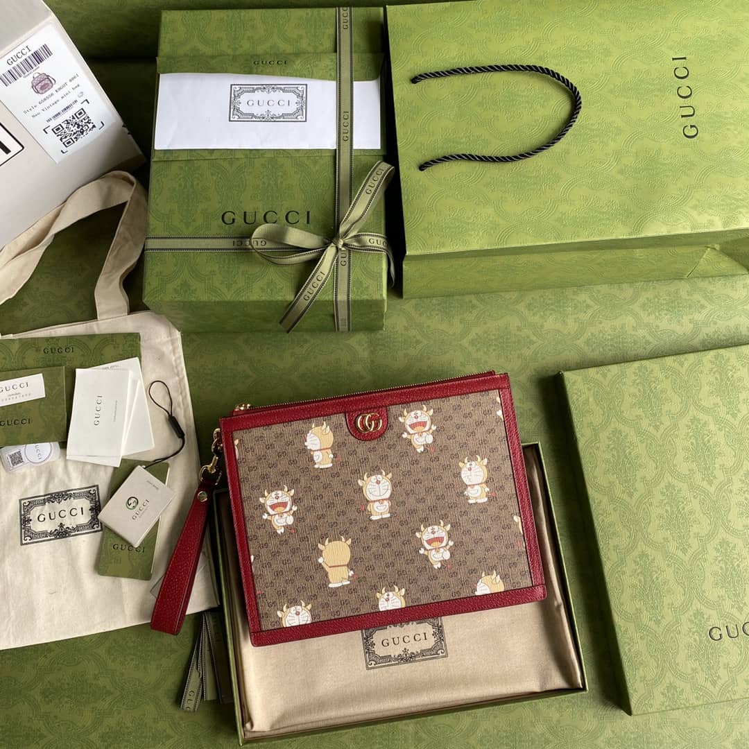 Gvc*1 Doraemon x Gvc*1 Pouch Clutch Replica 647804