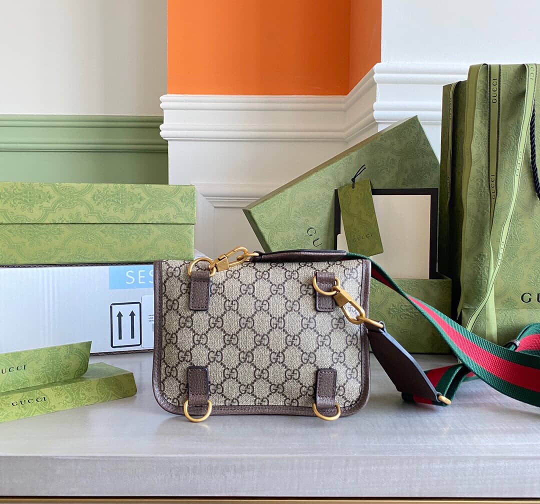Gvc*1 Gvc*1totem Web GG Svp*me Messenger Bag Replica 489617