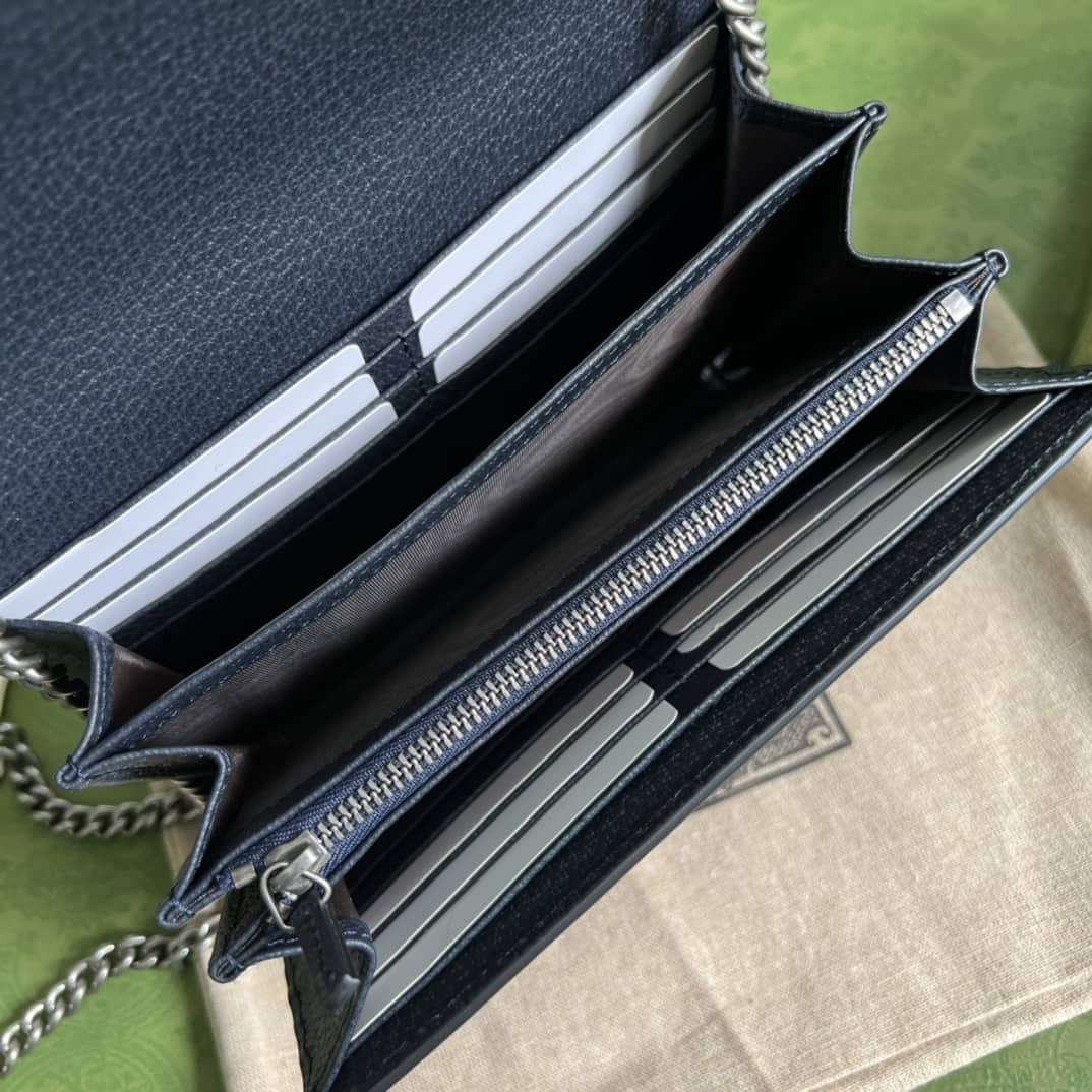 Gvc*1 Dionysus GG Svp*me Crossbody Chain Wallet 401231 Replica