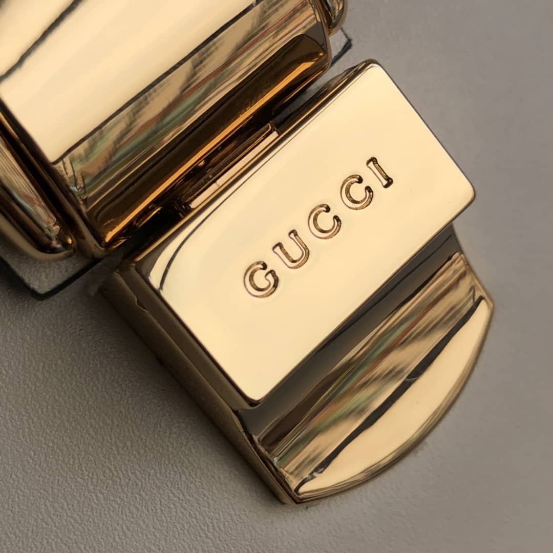 Gvc*1 Sylvie Leather Mini Shoulder Bag Replica White 470270