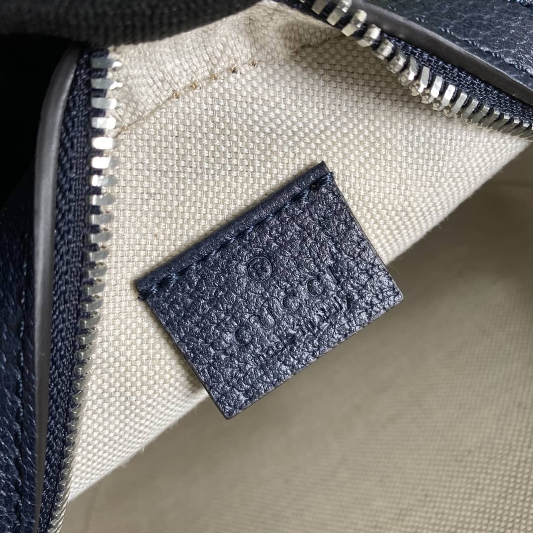 Gvc*1 GG Multicolor Round Shoulder Bag Black Replica 658825