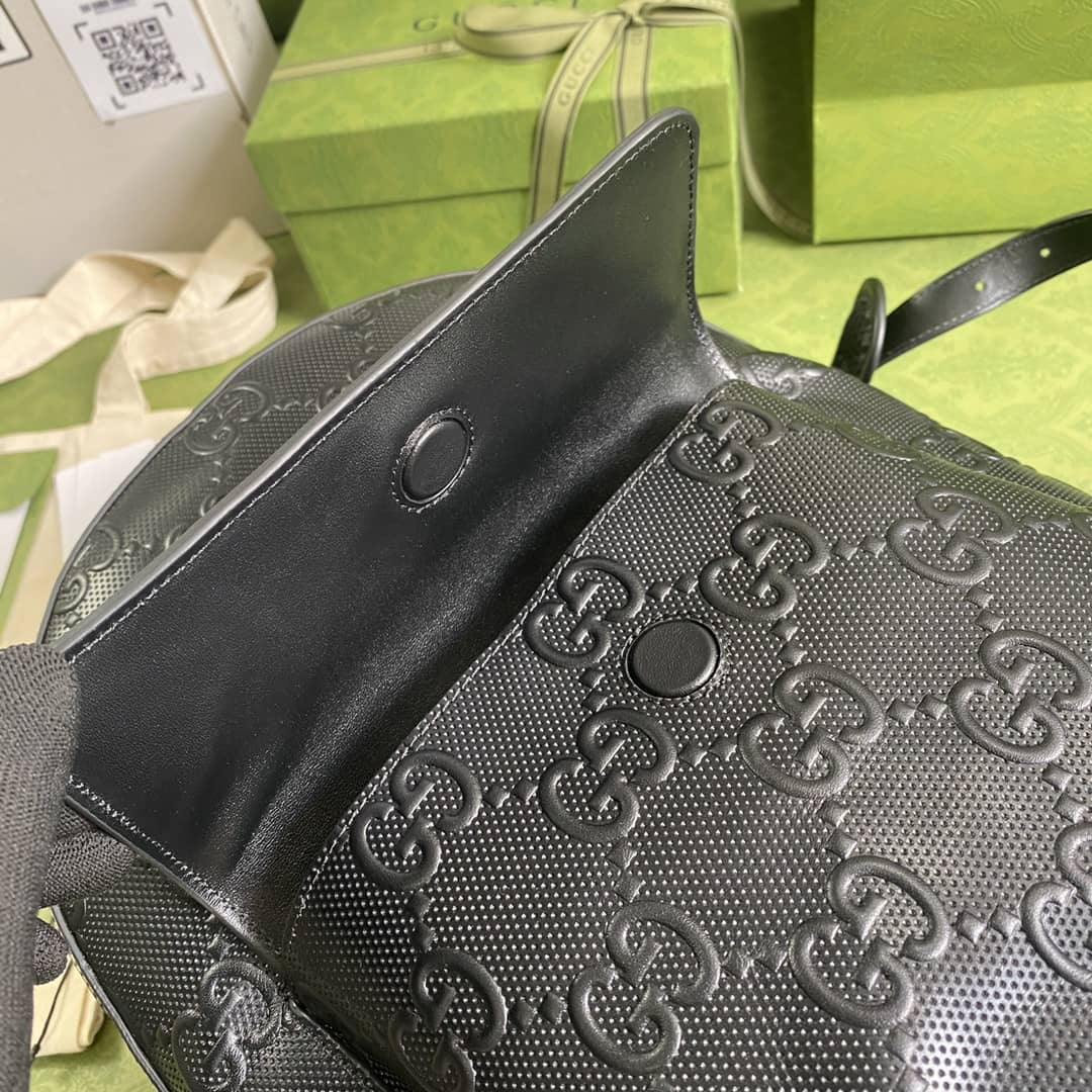 Gvc*1 GG Embossed Backpack Replica 658579