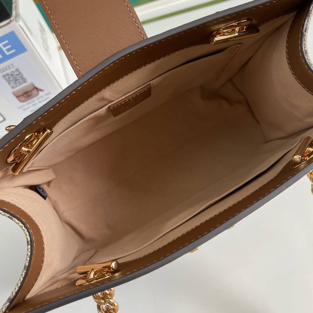 Gvc*1 Padlock Small Berry Tote Replica 498156