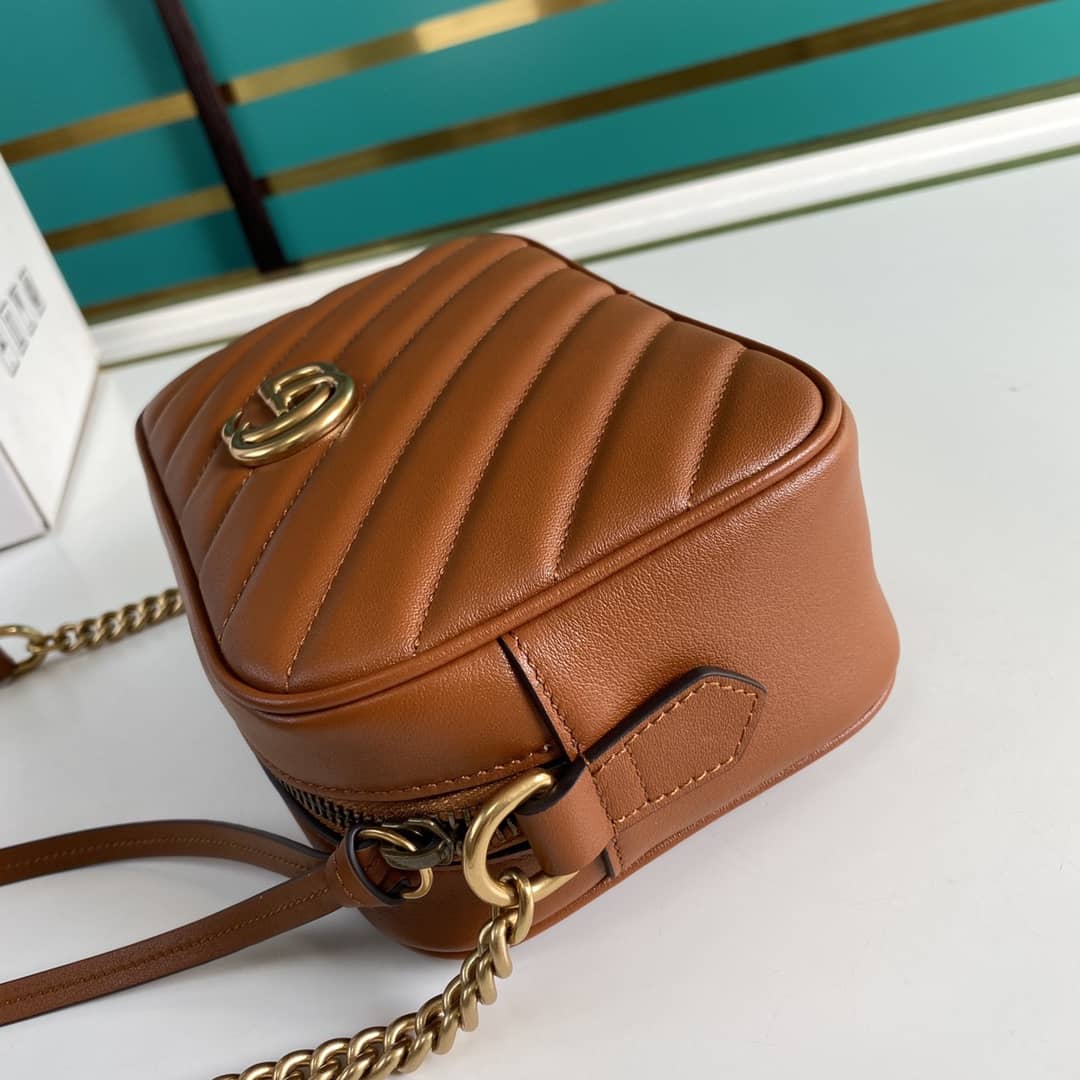 Gvc*1 Crossbody Dupe Marmont GG Matelasse Leather Mini  448065