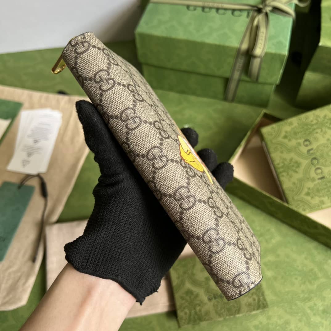 Gvc*1 Bananya Print Canvas Zip Around Long Wallet 701060 Replica