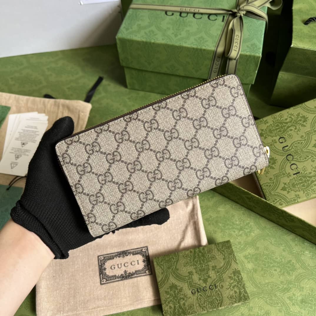 Gvc*1 Bananya Print Canvas Zip Around Long Wallet 701060 Replica