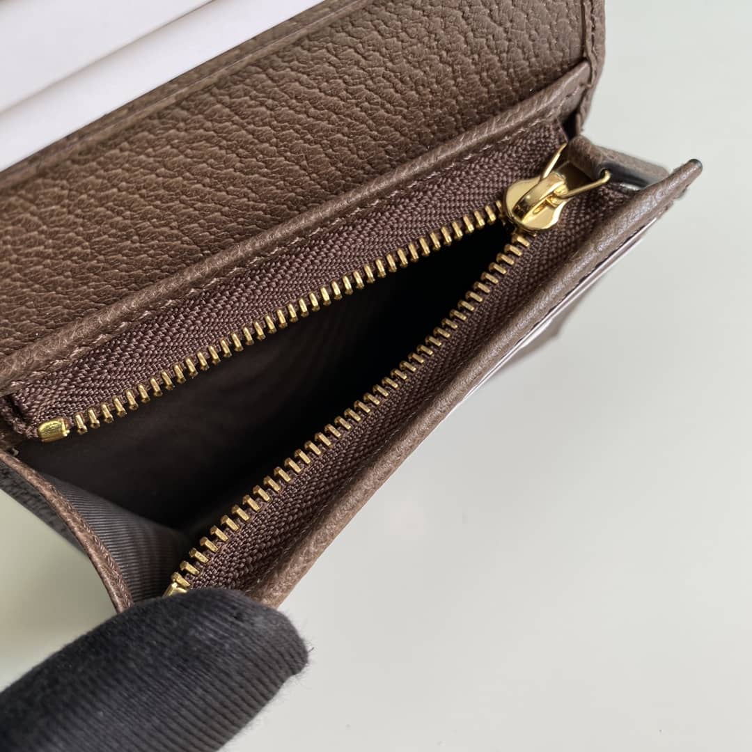 Gvc*1 Ophidia GG Card Case Wallet Replica 523155