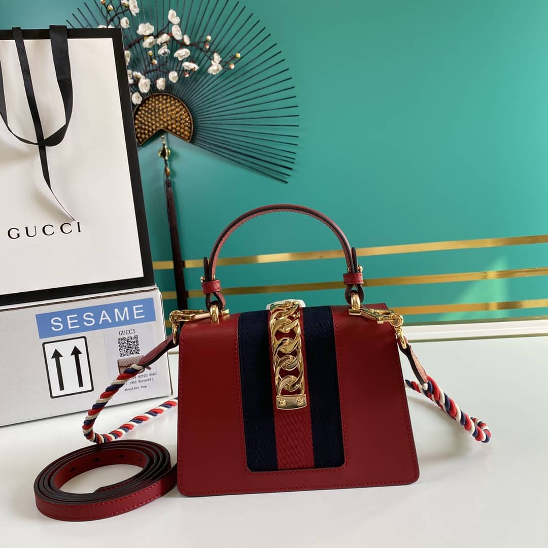 Gvc*1 Womens Sylvie Leather Mini Bag Replica 470270