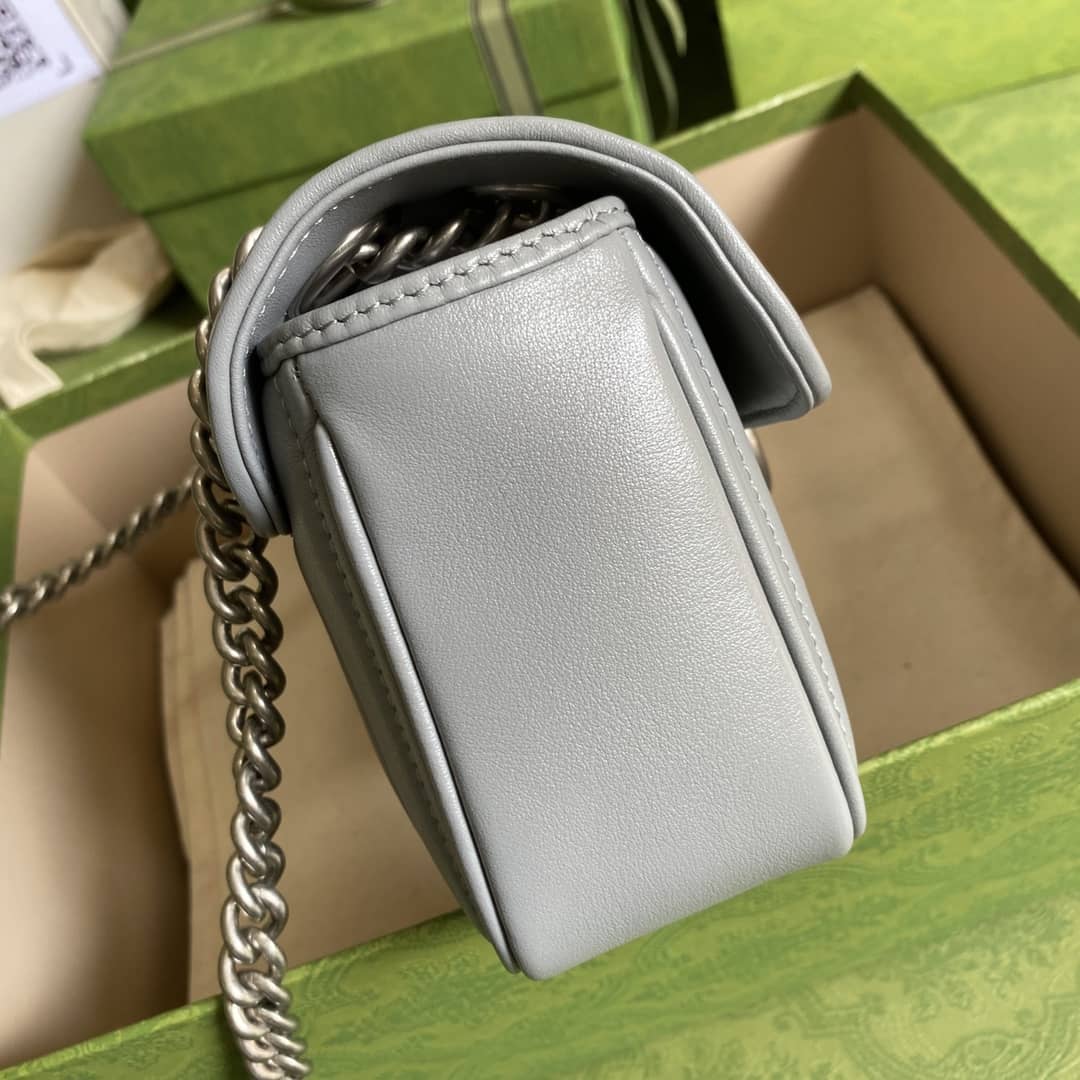 Gvc*1 Marmont GG Matelasse Leather Mini Shoulder Bag Replica 446744