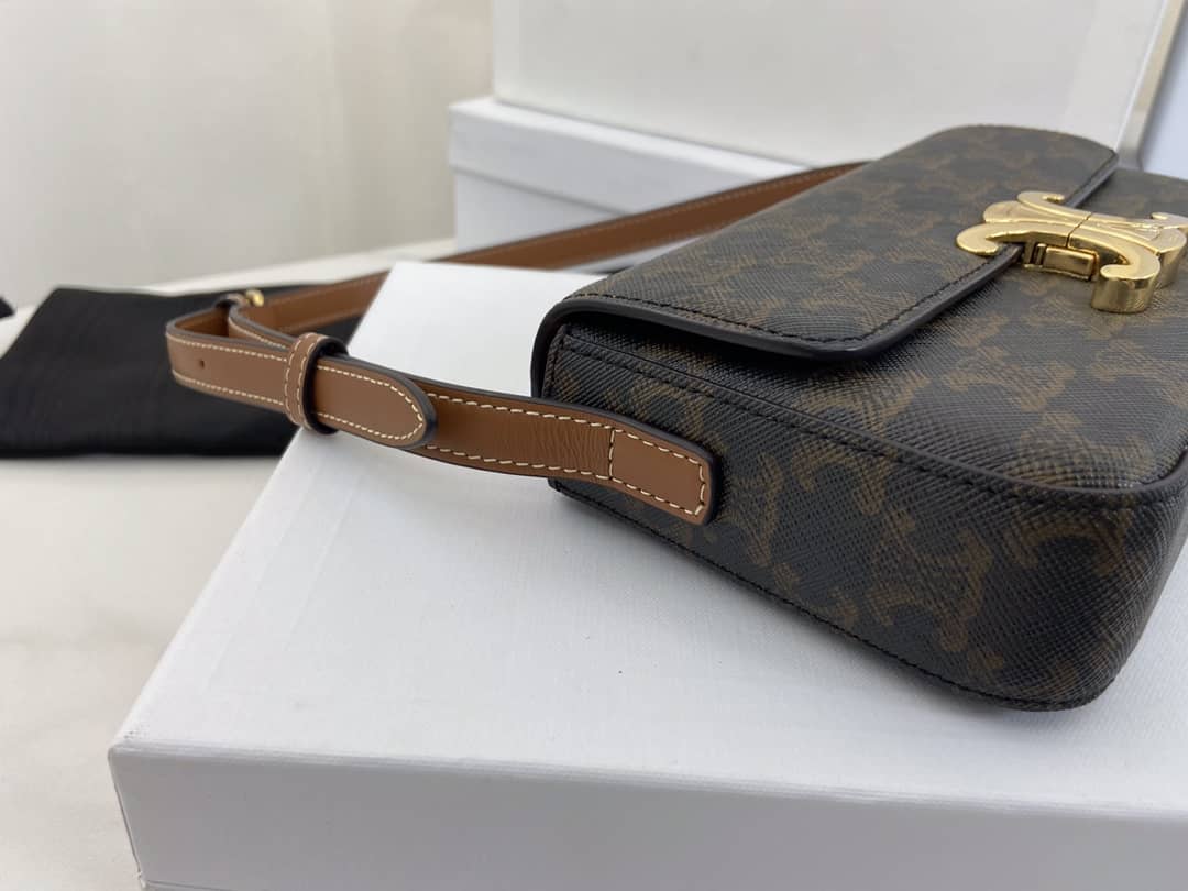 Ce1i*e Triomphe Bag Dupe Triomphe Teen 20CM