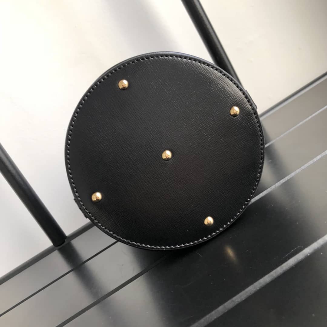 Gvc*1 Horsebit 1955 Small Bucket Bag Replica Black 637115