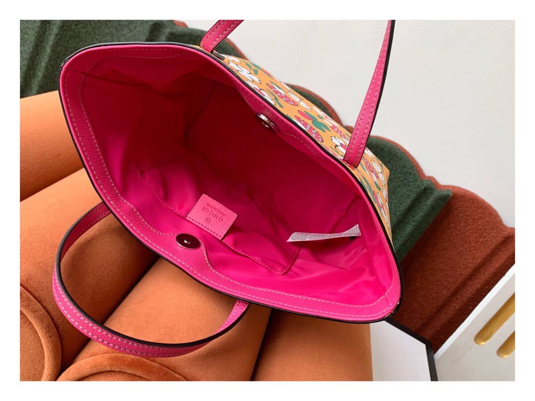 Gvc*1 Children GG Tote With Pineapple Bag Replica Orange 580840