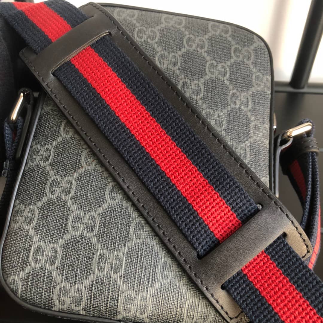 Gvc*1 Ophidia Small GG Canvas Messenger Bag Replica Black 547926