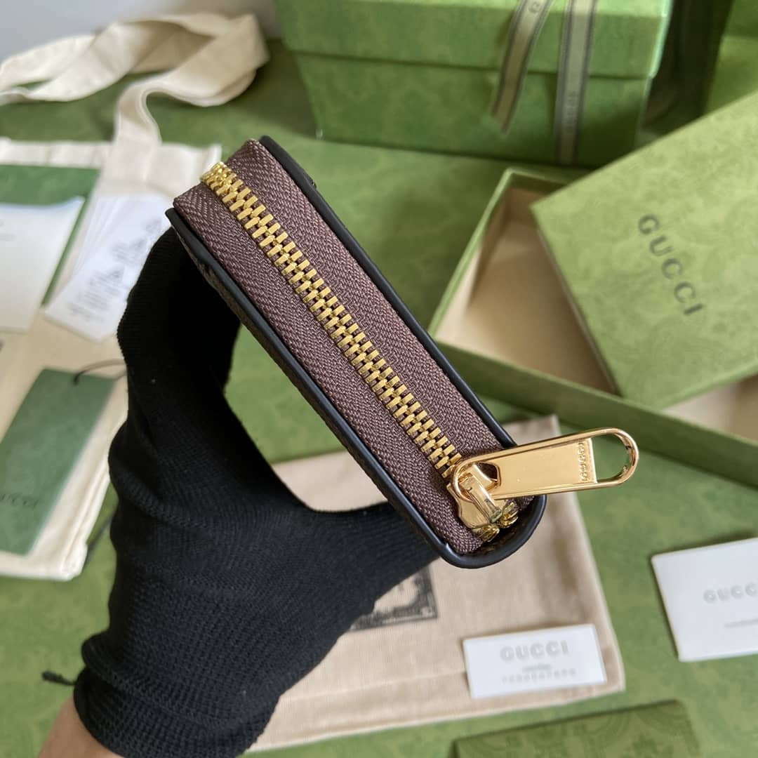 Gvc*1 Ophidia GG Zip Around Wallet 523154 Replica