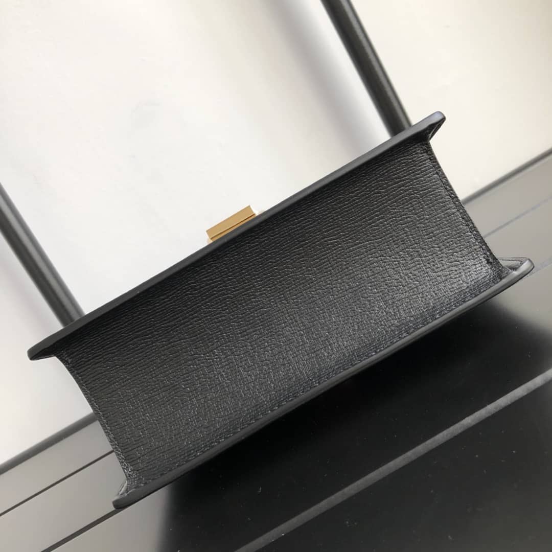 Gvc*1 Sylvie Leather Mini Shoulder Bag Replica White Black 470270