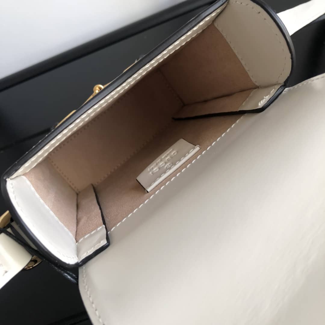 Gvc*1 Horsebit 1955 Mini Bag Replica White 625615
