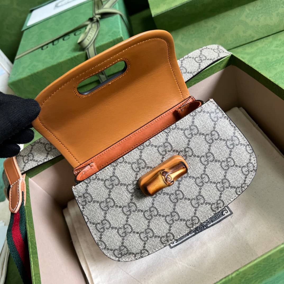 Gvc*1 Bamboo 1947 Mini 681137 Replica Belt Bag