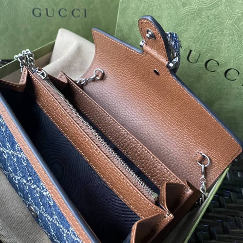 Gvc*1 Dionysus Chain Wallet Shoulder Bag Replica Blue 401231