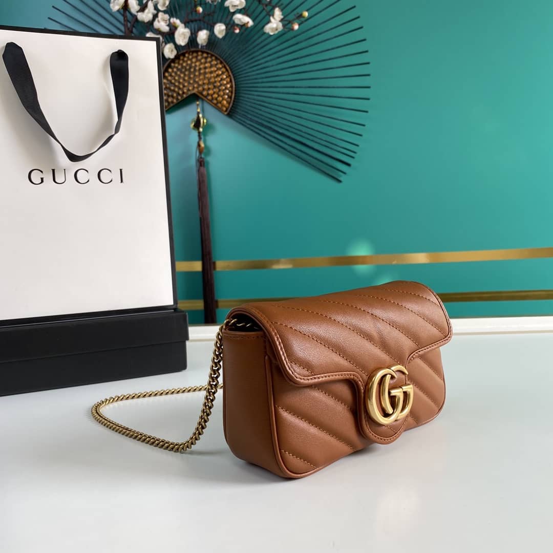 Gvc*1 GG Marmont Matelassé Mini Crossbody Bag Replica 476433