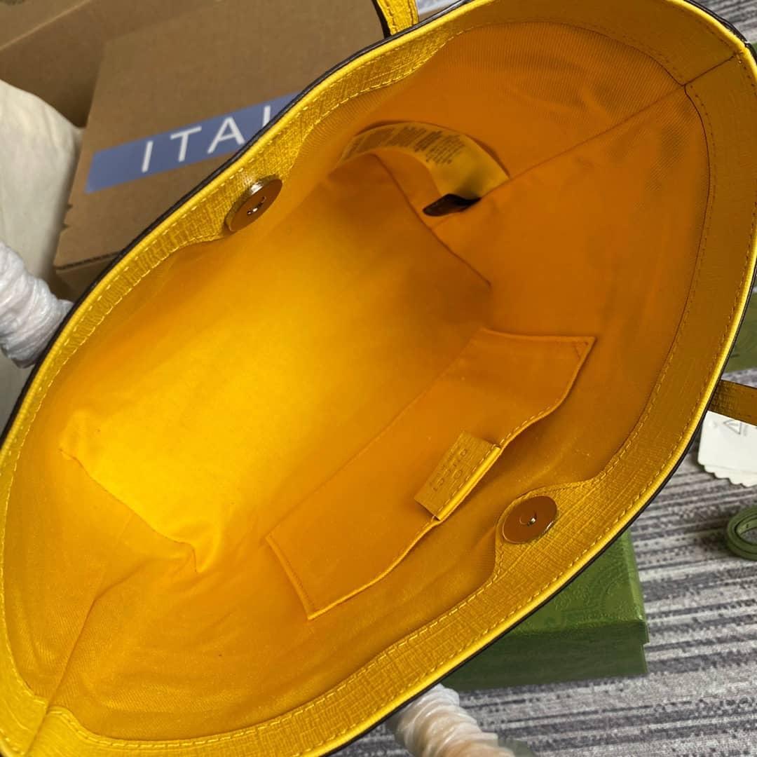 Gvc*1 Children GG Svp*me Canvas Replica Tote Brown 410812