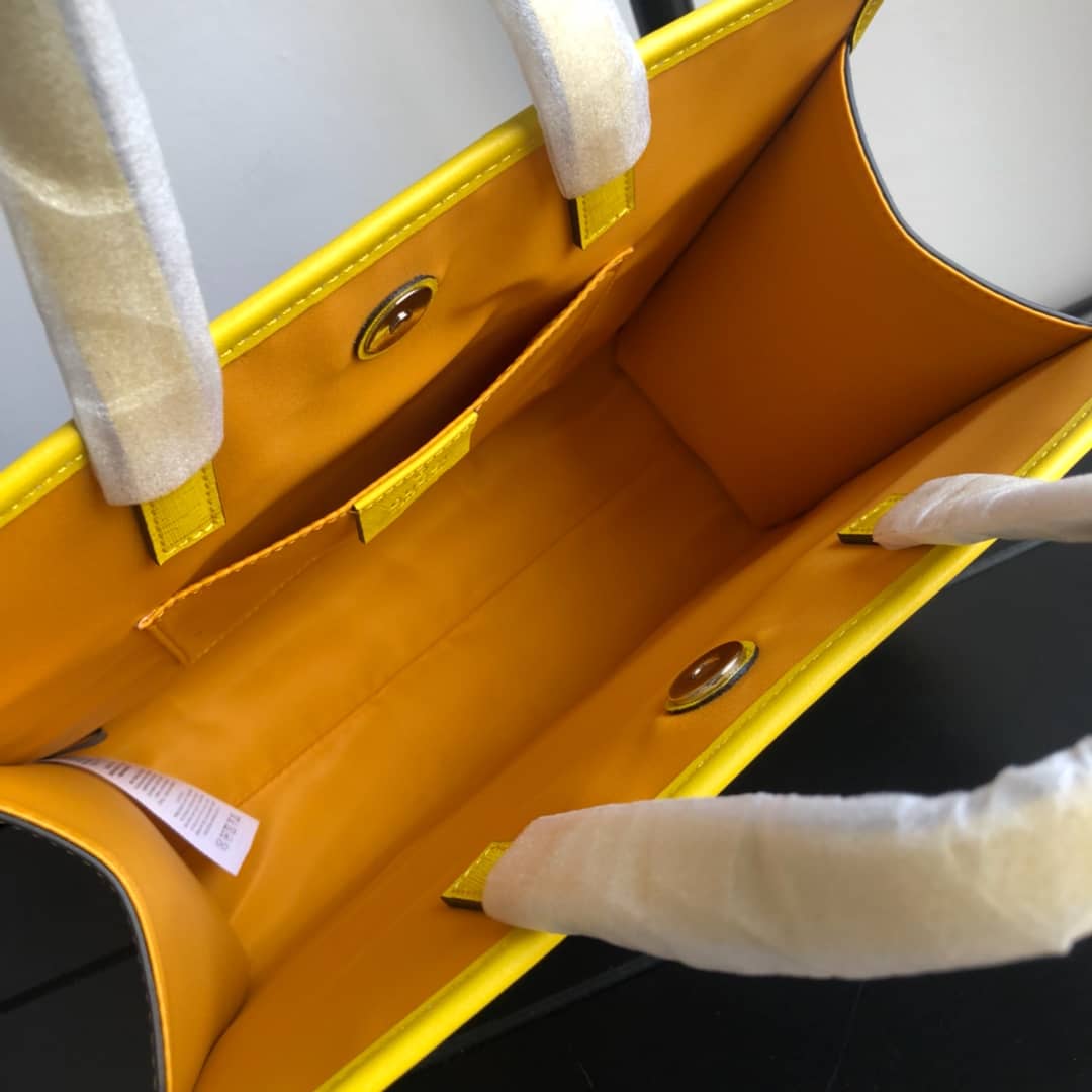 Gvc*1 GG Svp*me Kids Girl Tote Replica Yellow 605614