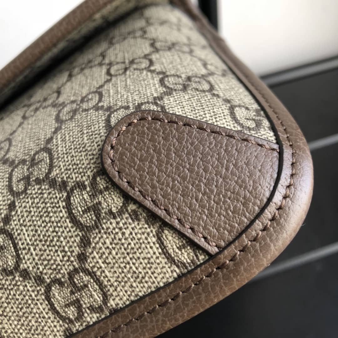 Gvc*1 Neo Vintage GG Svp*me Belt Bag Replica Brown 493930