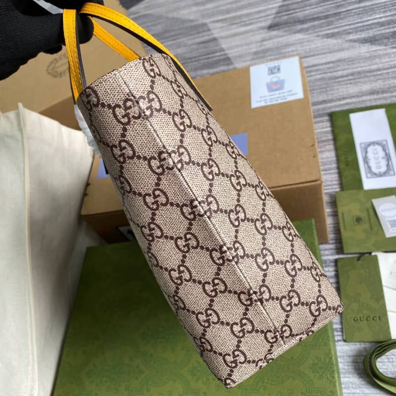 Gvc*1 Children GG Svp*me Canvas Replica Tote Brown 410812