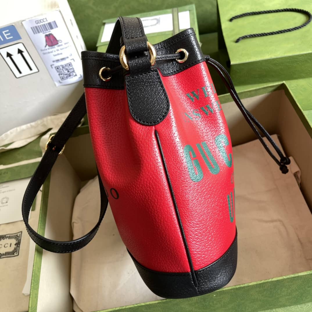 Gvc*1 100 Ophidia Mini Bucket Bag Replica 676682