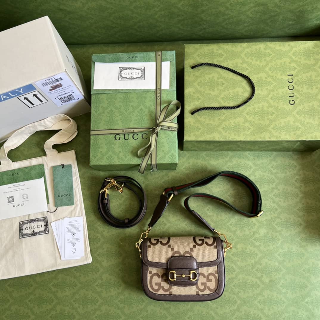 Gvc*1 Horsebit 1955 Jumbo GG Mini Crossbody Bag 658574 Replica