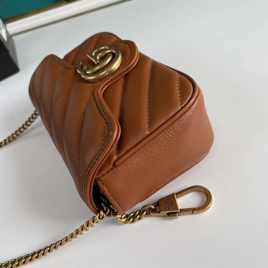 Gvc*1 GG Marmont Matelassé Mini Crossbody Bag Replica 476433