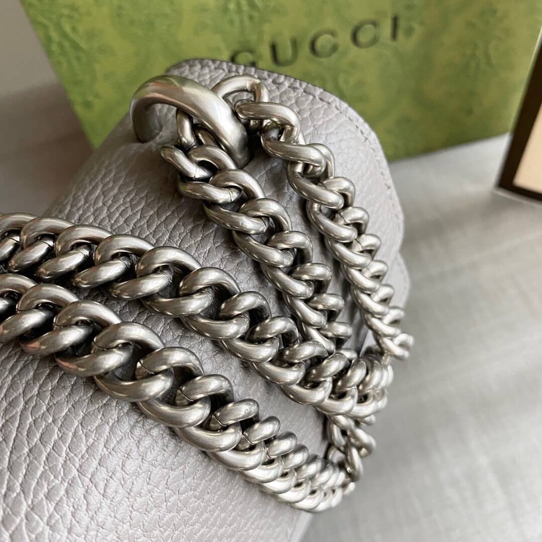 Gvc*1 Dionysus Dupe GG Svp*me Dionysus Chain Replica Shoulder Bag Gray 400249