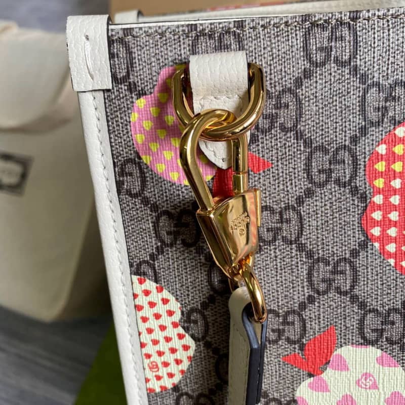 Gvc*1 Les Pommes Large Tote Replica Gray 659980