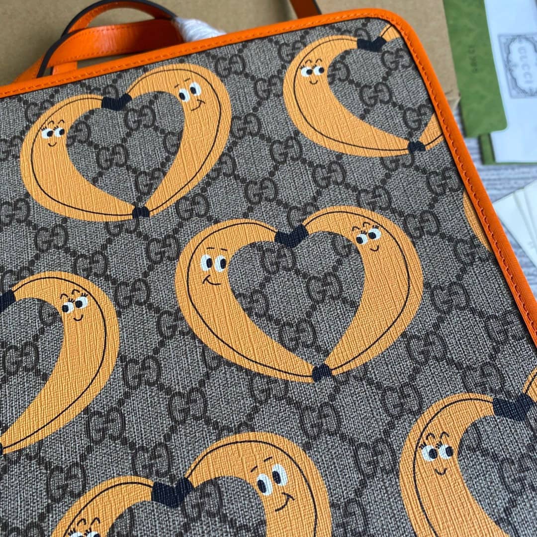 Gvc*1 Svp*me Canvas Children Yuko Higuchi Tote Replica Orange 630542