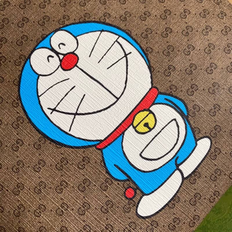 Gvc*1 Children GG Svp*me Canvas Replica Tote Brown 410812