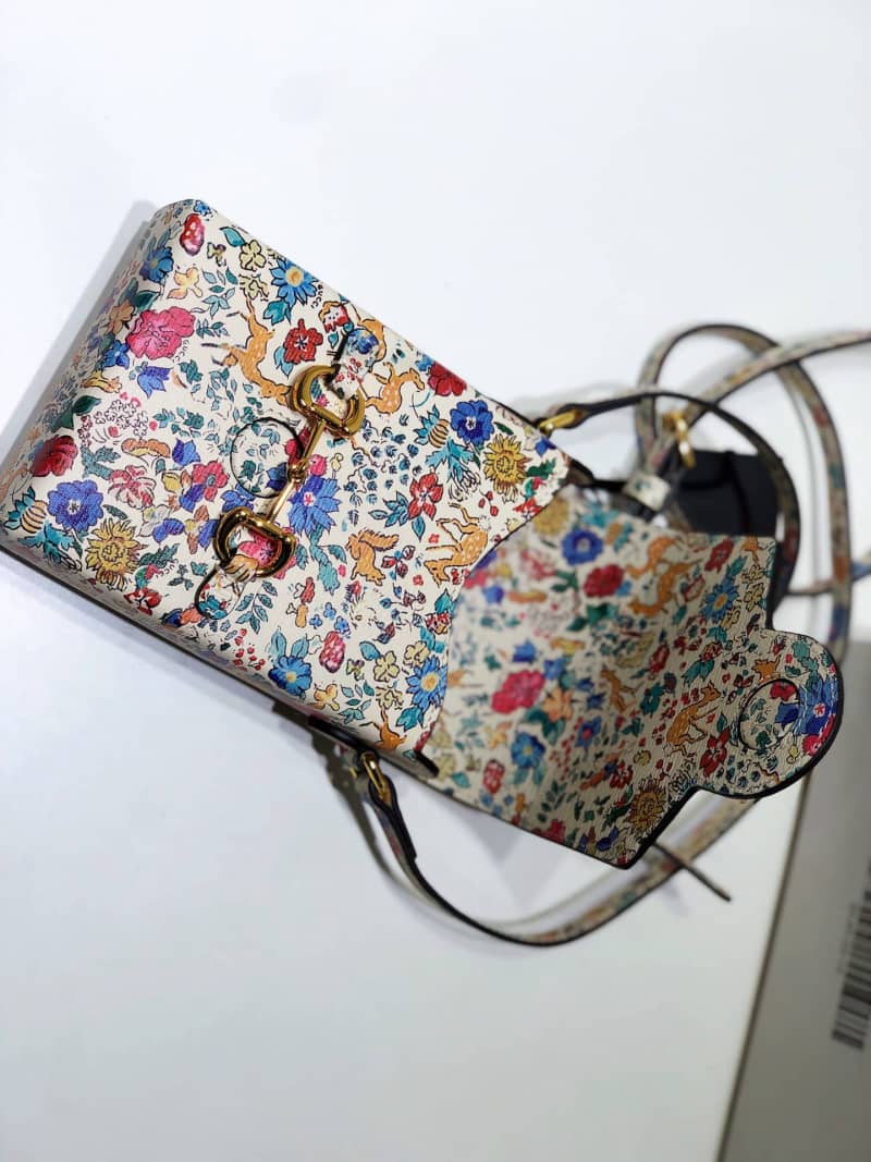 Gvc*1 GG Denim Canvas Leather Phone Bag Replica 625625