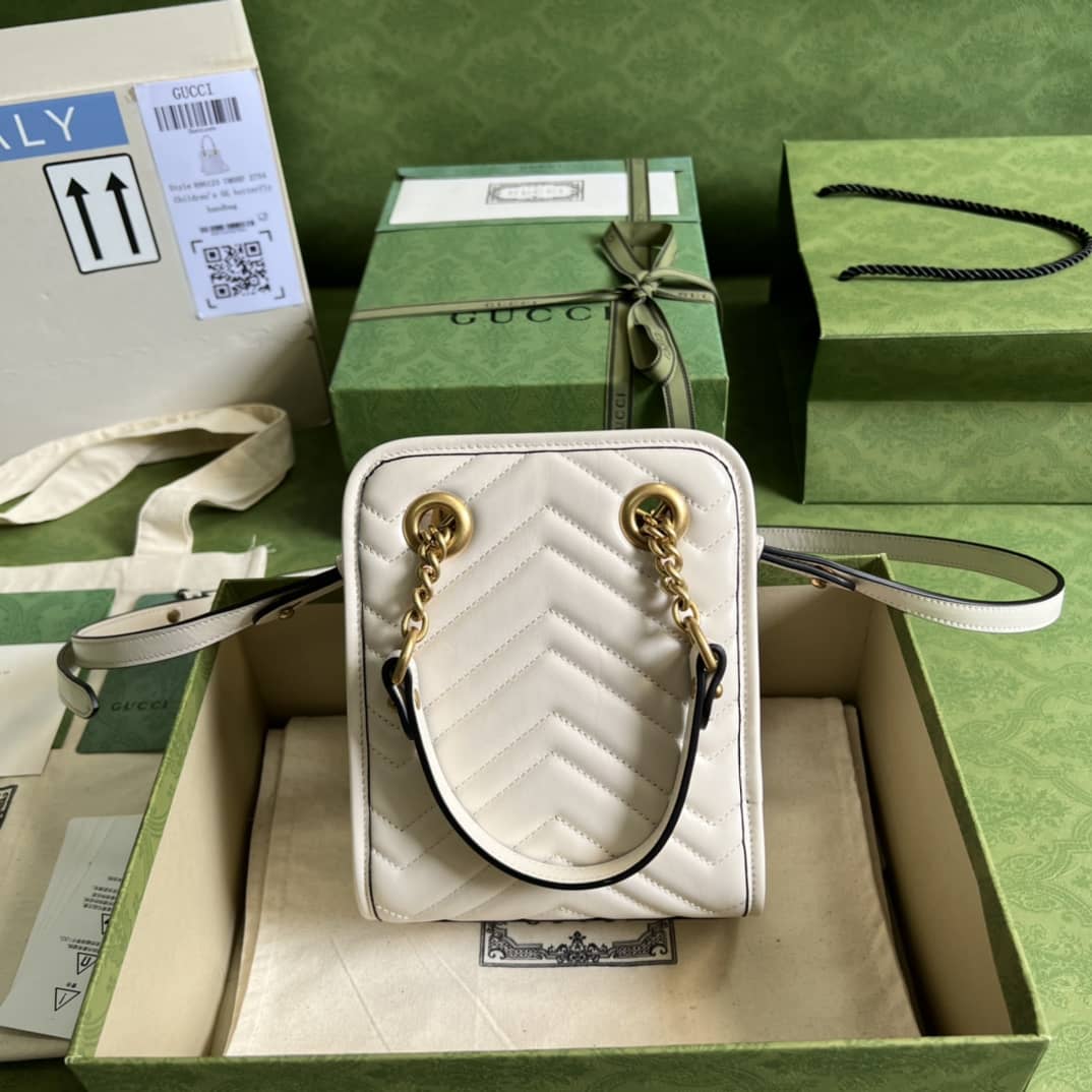 Gvc*1 GG Marmont Matelassé Mini Crossbody Bag 696123 Replica