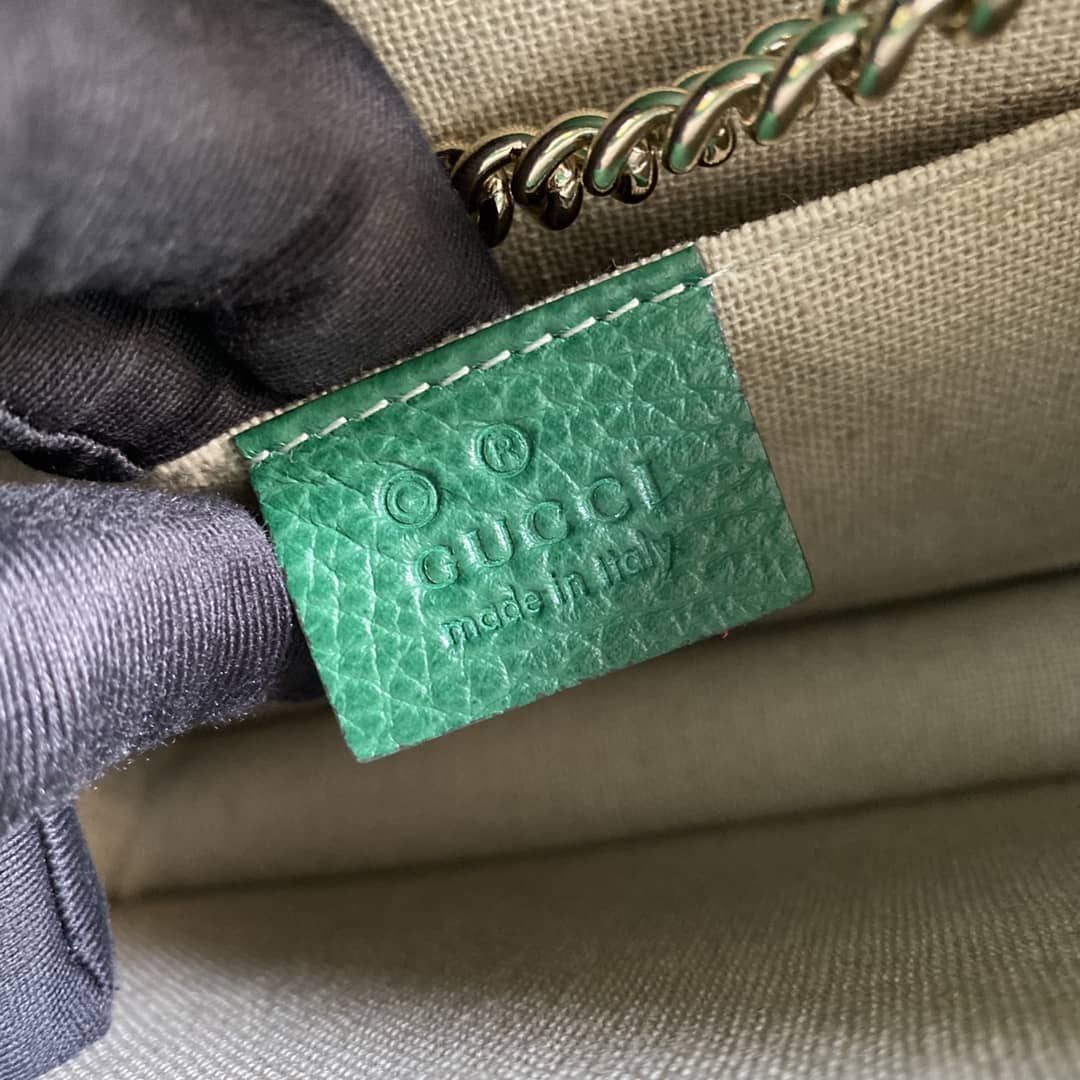 Gvc*1 Interlocking Leather Chain Crossbody Bag Replica 510304