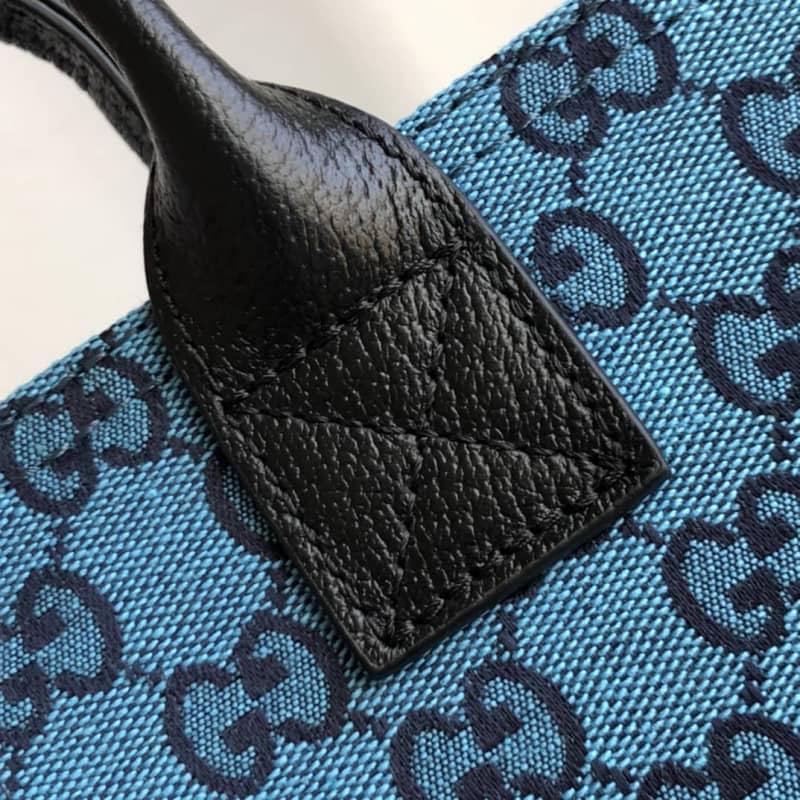 Gvc*1 GG Multicolor Kids Girl Tote Replica Blue 550763