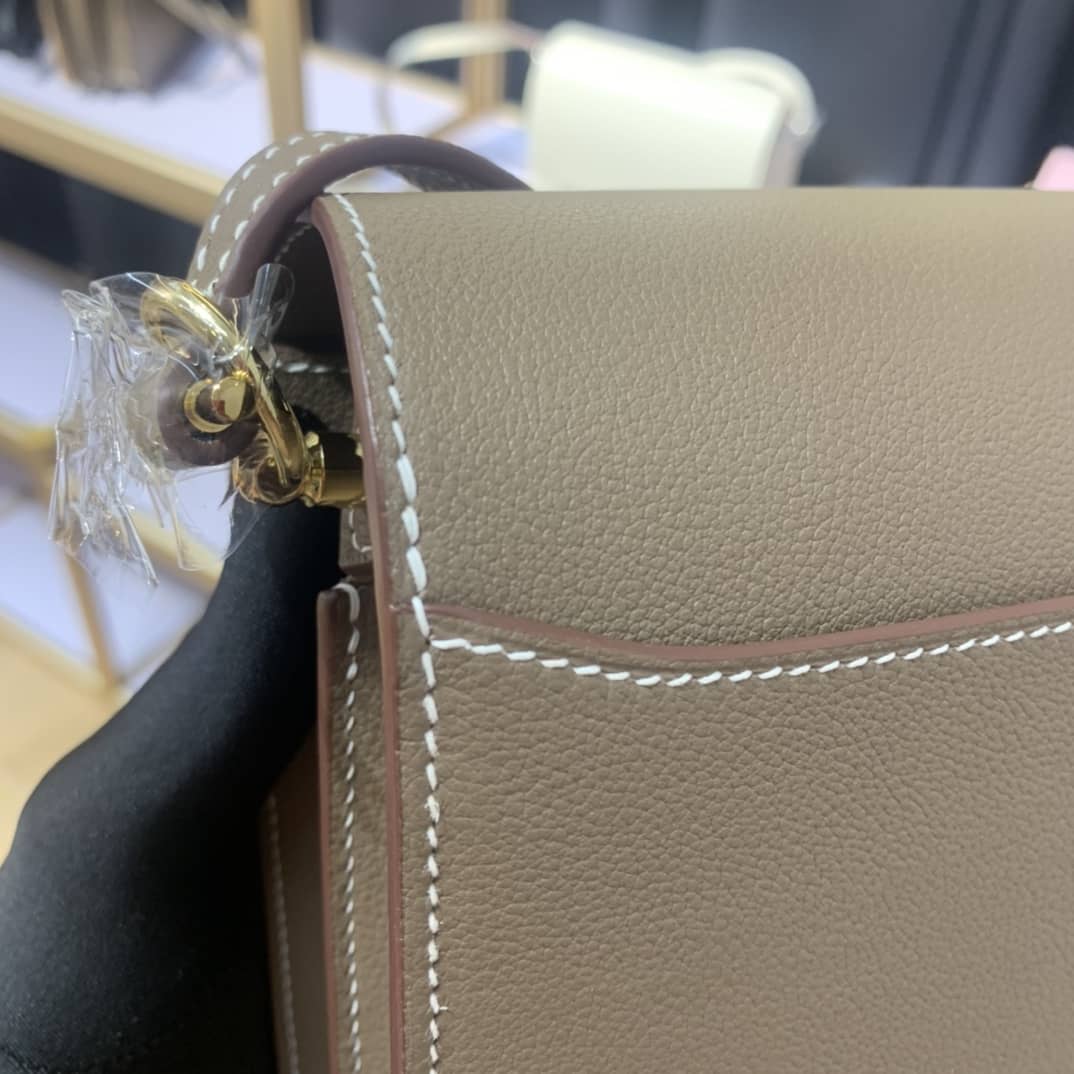 H**me5 Roulis Mini Sac Evercolor Calfskin Leather Crossbody Bag