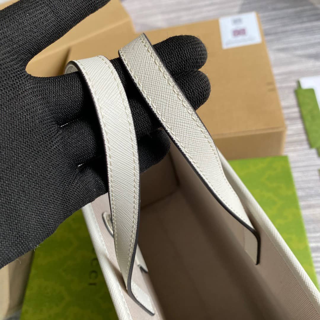 Gvc*1 GG Svp*me Kids Girl Tote Replica Gray 605614