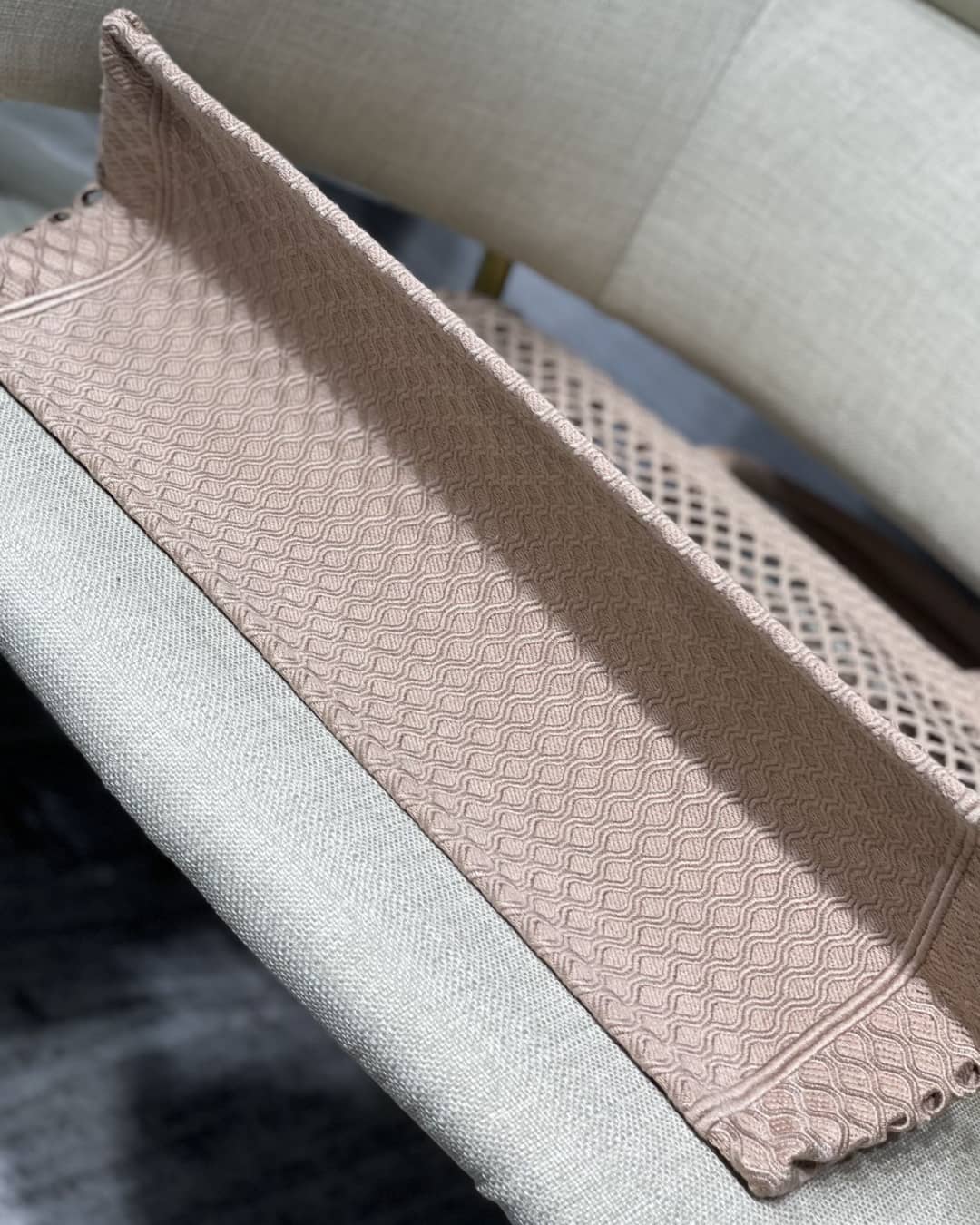 Chr1st1an D10r Mesh Book Tote Bag Dupe