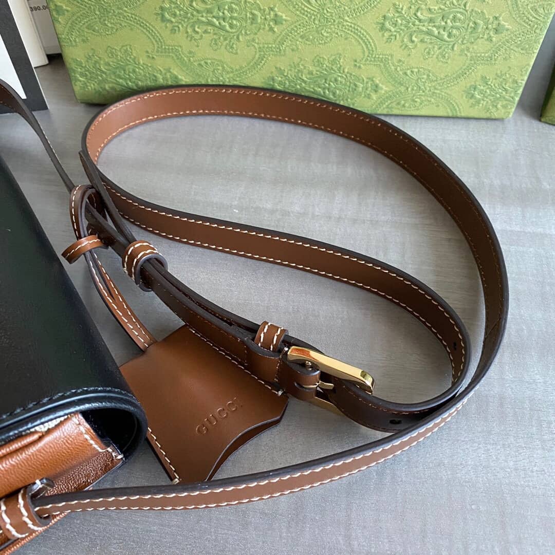 Gvc*1 Padlock Small Shoulder Bag Replica Black 644524