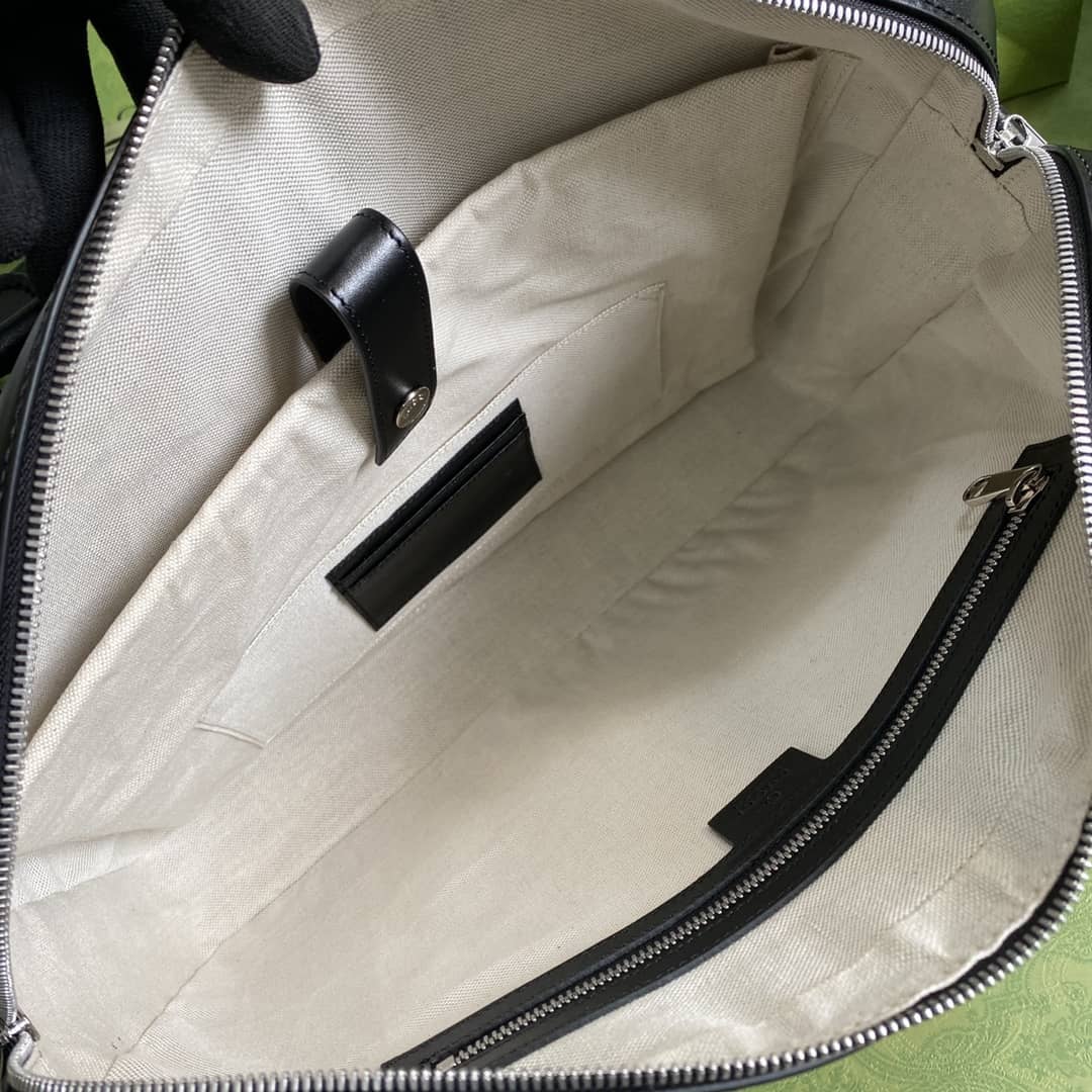 Gvc*1 GG Embossed Mens Briefcase Replica 658573