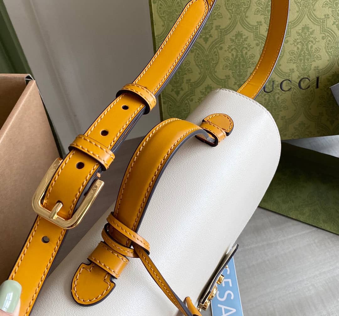 Gvc*1 Padlock Small GG Svp*me Canvas Shoulder Bag Replica White 644527