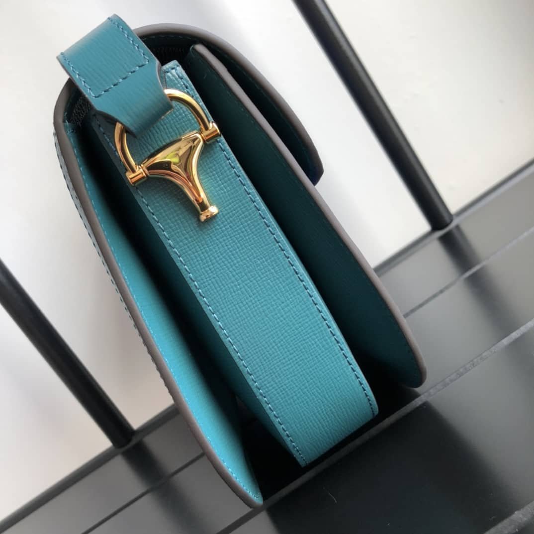 Gvc*1 Horsebit 1955 Shoulder Bag Replica Blue 602204