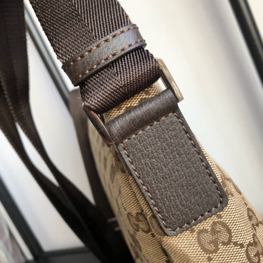 Gvc*1 GG Canvas Shoulder Bag Replica Brown 110054